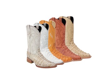 Men's Western Boot/Botas de Hombre (Alligator Imitation) 51