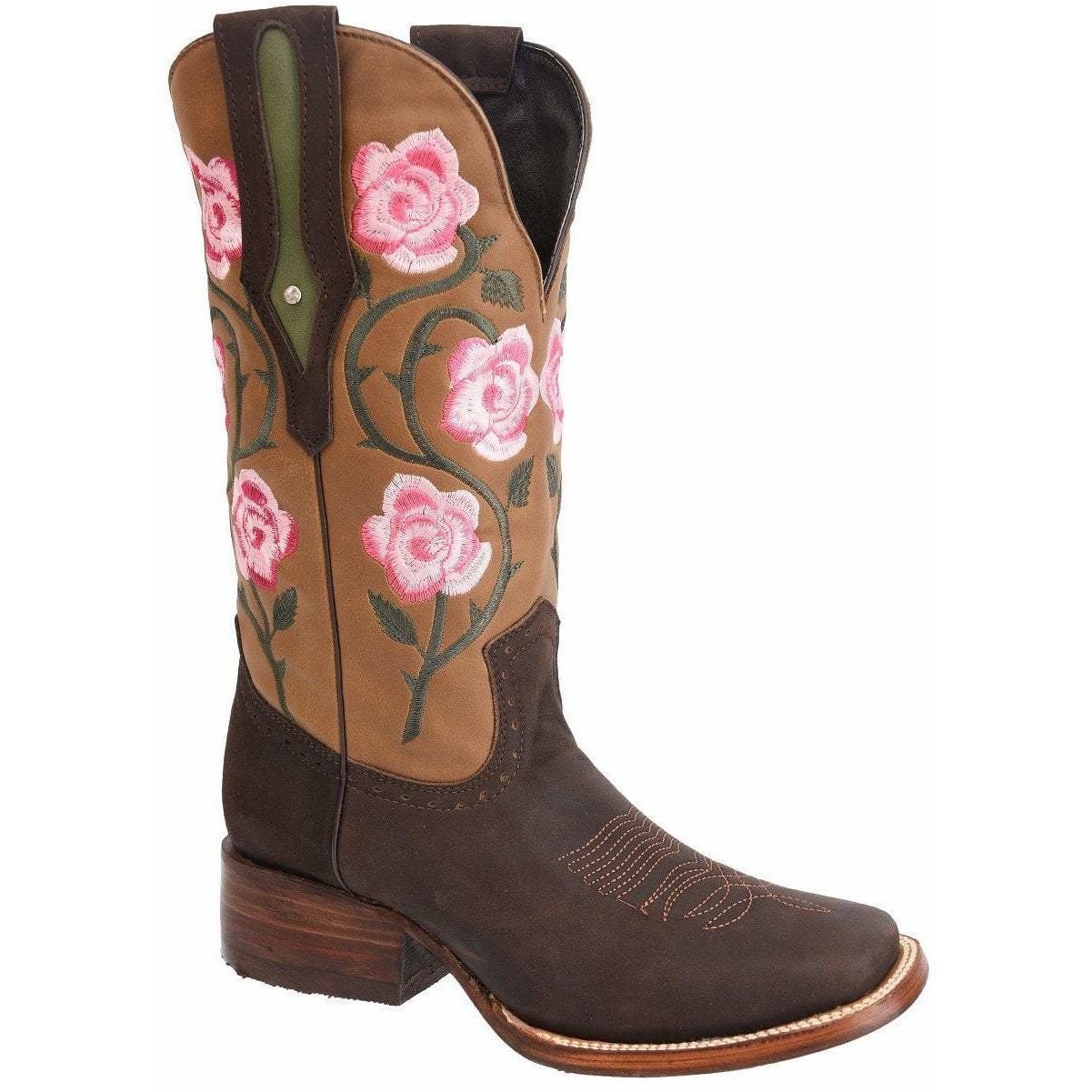 Botas Occidentales para Mujer Botas con Rosas/Botas Vaqueras | Etsy México