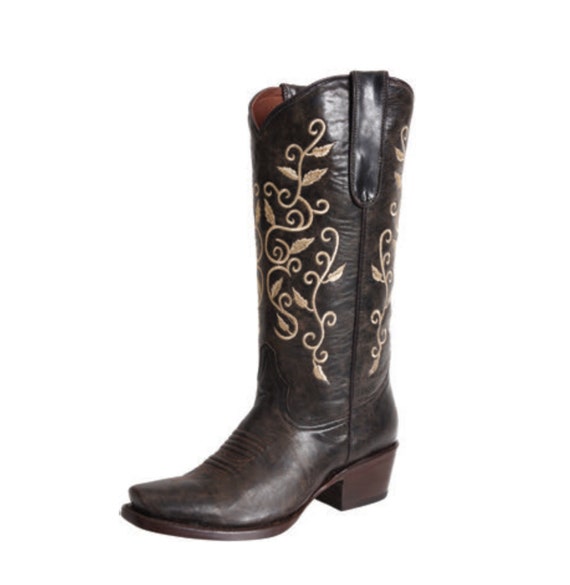 Women's Western Boots, Boots with Flowers/Botas Vaqueras para Dama 159