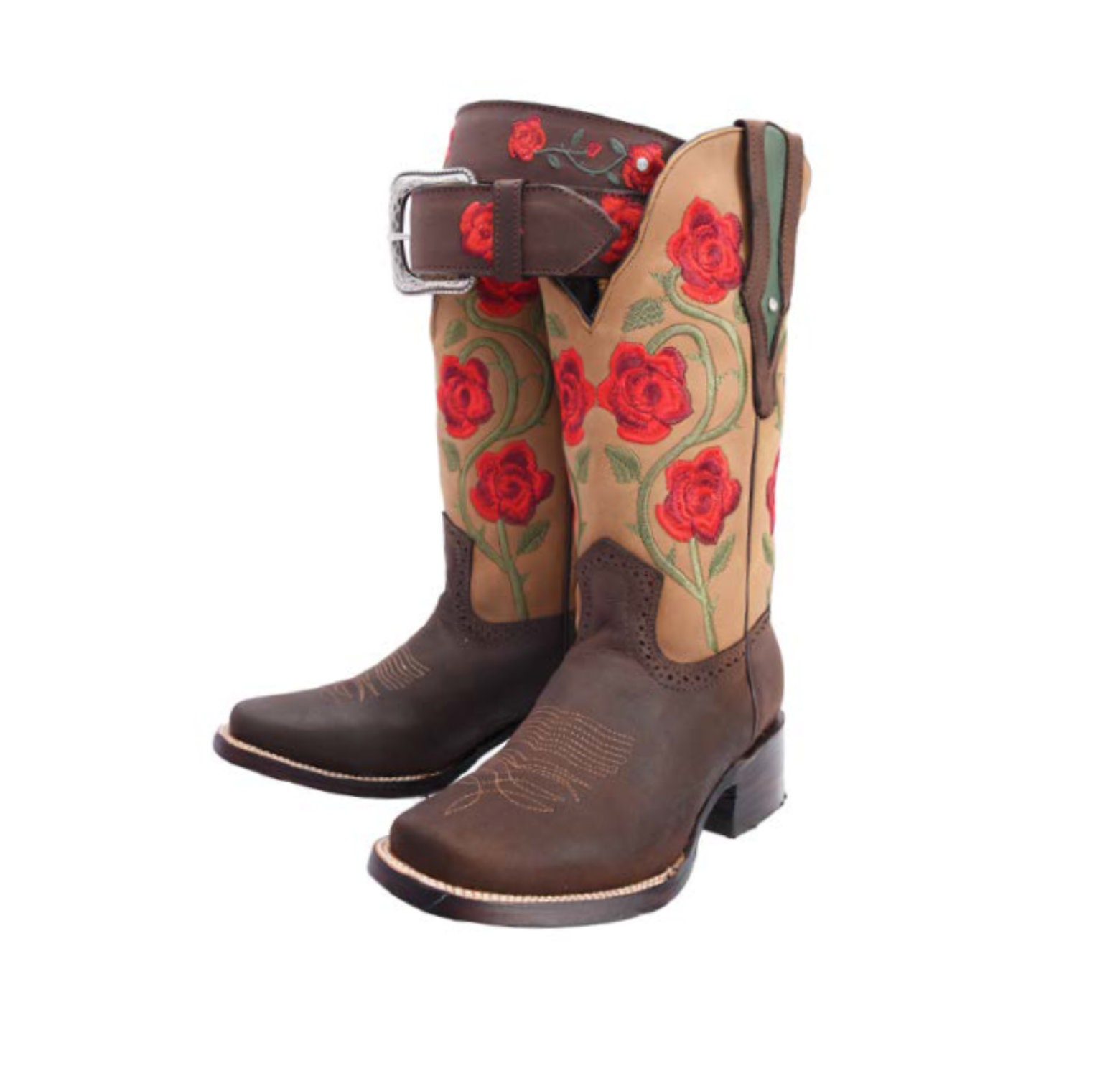 entrenador hada Desventaja Women's Western Boots Boots With Roses/botas Vaqueras - Etsy