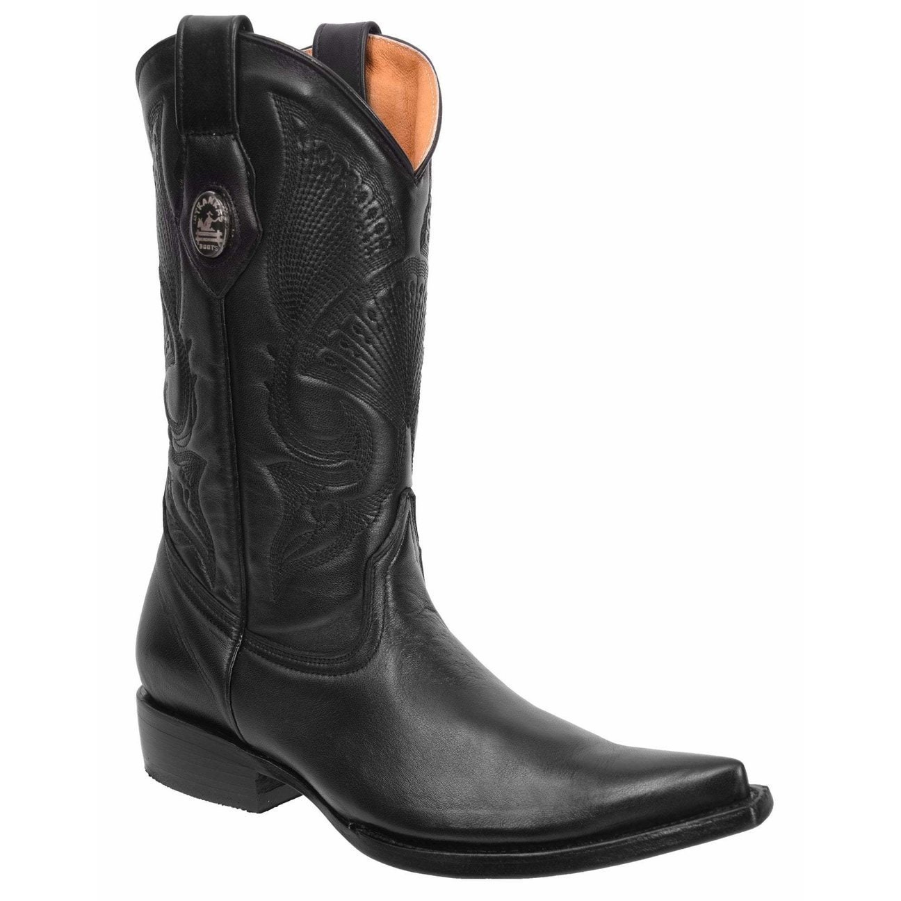 Men's Western Boots dear Leather/botas Vaqueras De Hombre piel De Venado -   Canada