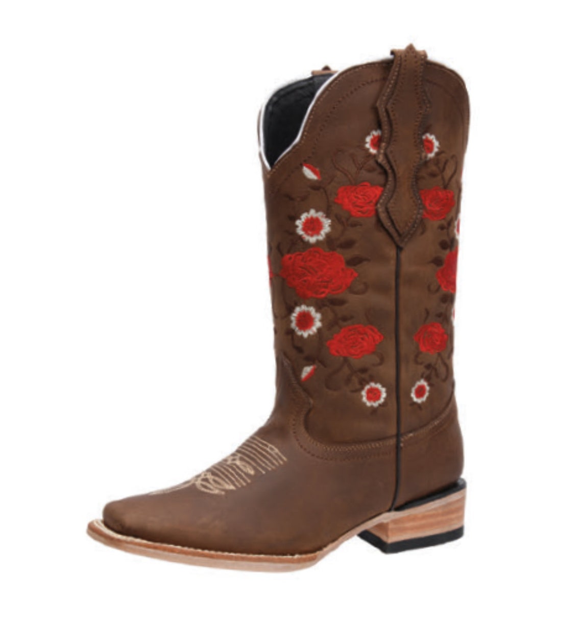 Women's Western Boots Boots With Roses/botas Vaqueras Etsy