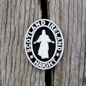 LDS Missionary Lapel Pin in sterling silver - custom mission pin - personalize with missionary name and mission