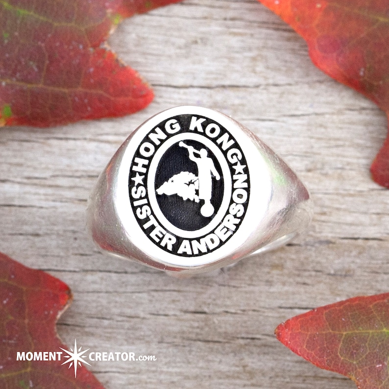 Mission Ring for Sister Ring With Moroni and Country Etsy