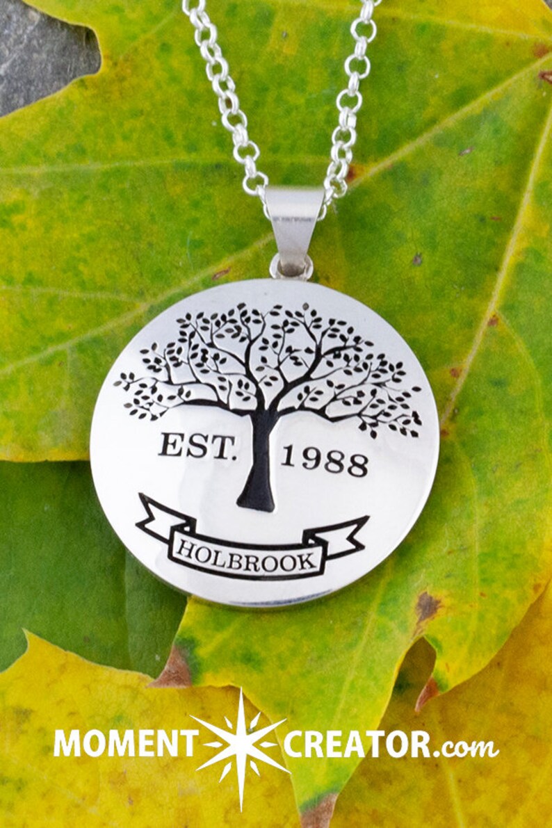 Custom Family Tree Necklace - Personalized Full Family Name Jewelry ...