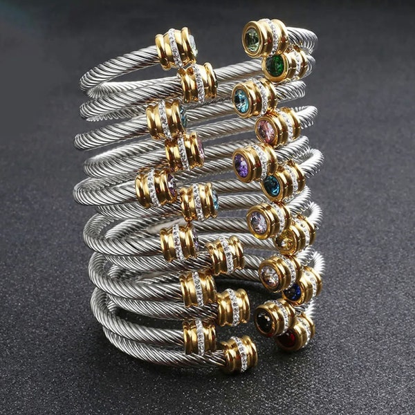 farfetch cable tie bracelet