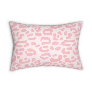 Roze luipaard, Cheetah Print lumbale kussen, meisjeskamer, kinderkamer, slaapzaal, vrouwelijk, cadeau, roze Home Decor