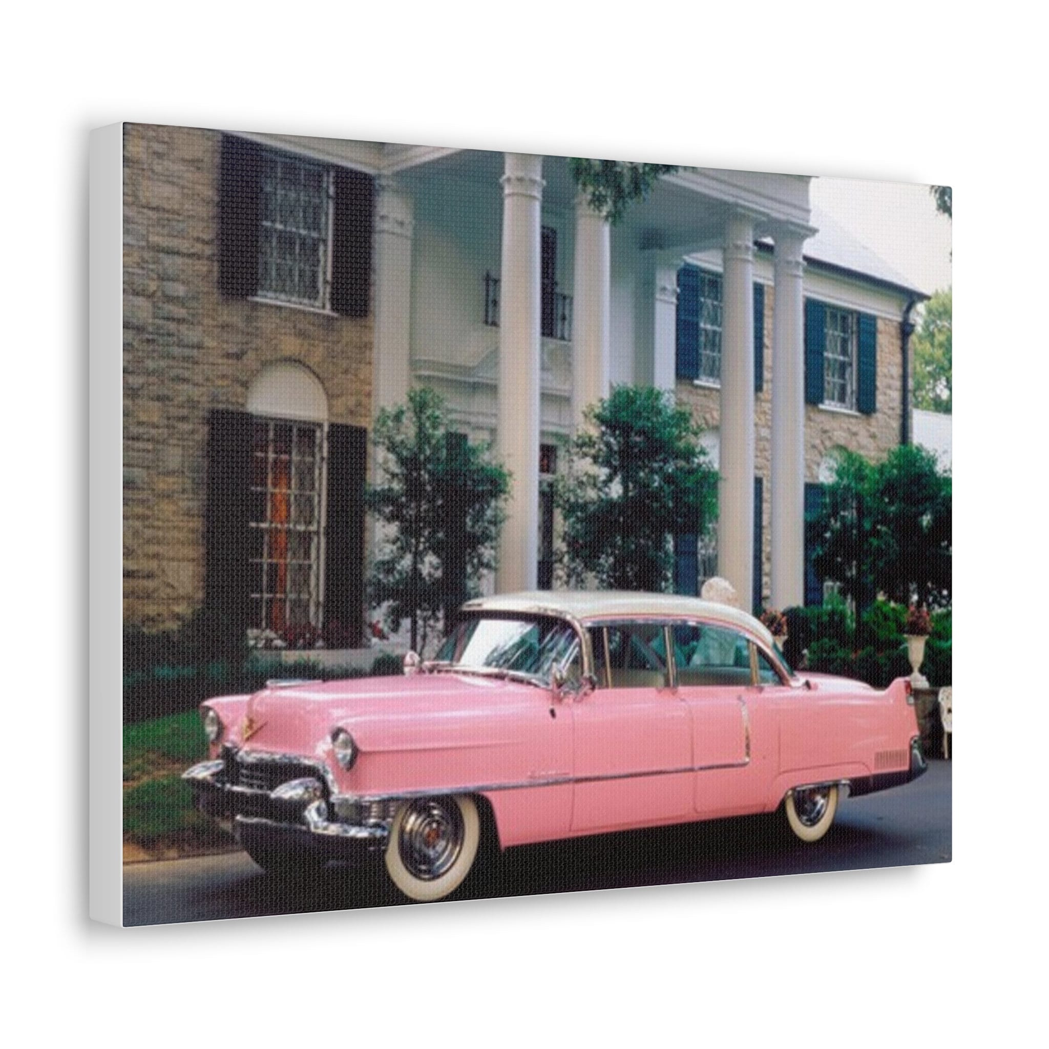 Pink Cadillac at Graceland, Canvas Gallery Wraps; Elvis, Elvis Art,  Graceland, Memphis - Etsy, image size:2048x2048