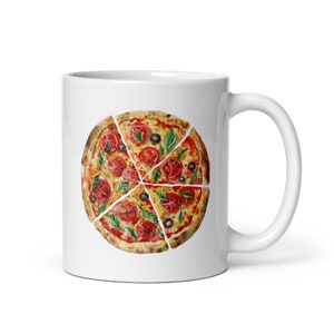 Foodie Geschenk für Foodie Becher, Pizza Geschenk, Pizza Liebhaber Geschenk für Pizza Liebhaber Becher Pizza Fan Geschenk Pizza Fan Becher, Pizza Pie Becher, RedMug, Pizza Love