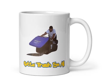 Gotta Trash Em All Crocodile Alligator Trashcan Meme Coffee Mug Tea Gator Lover Cup 2024 Funny Gifts Swamp Reptile Alligator Drinkware