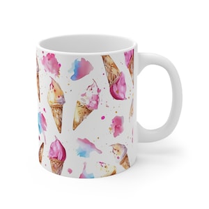 Taza de helado, taza de helado para papá, taza de helado personalizada, regalo del Día del Padre, para papá, taza de café de 325 ml