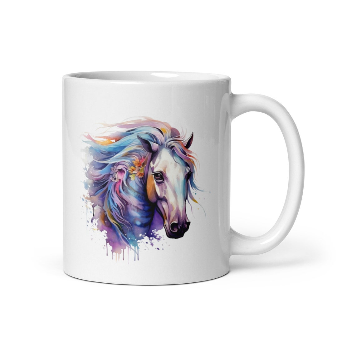 Horse Ceramic Coffee Mug 11oz Equine Stallion