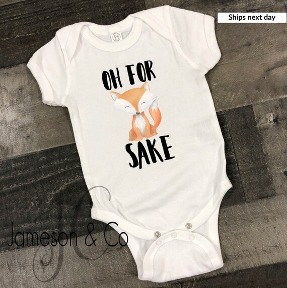 for fox sake onesie