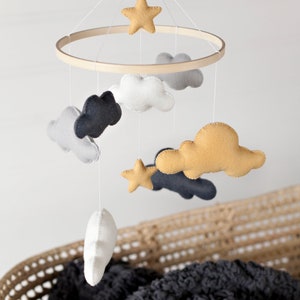 DIY Mobile Kit Create Your Own Mobile Cloud and Stars Mobile Nursery Decor image 5