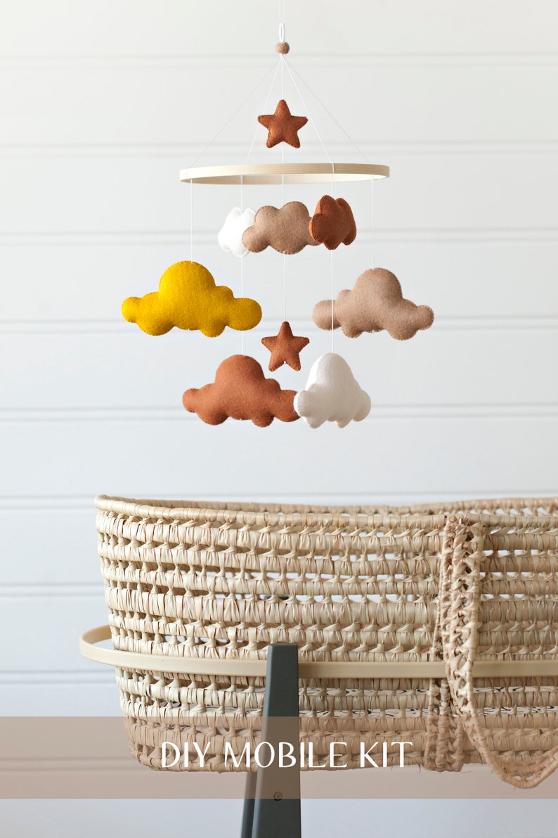 DIY Mobile Kit Create Your Own Mobile Cloud and Stars Etsy