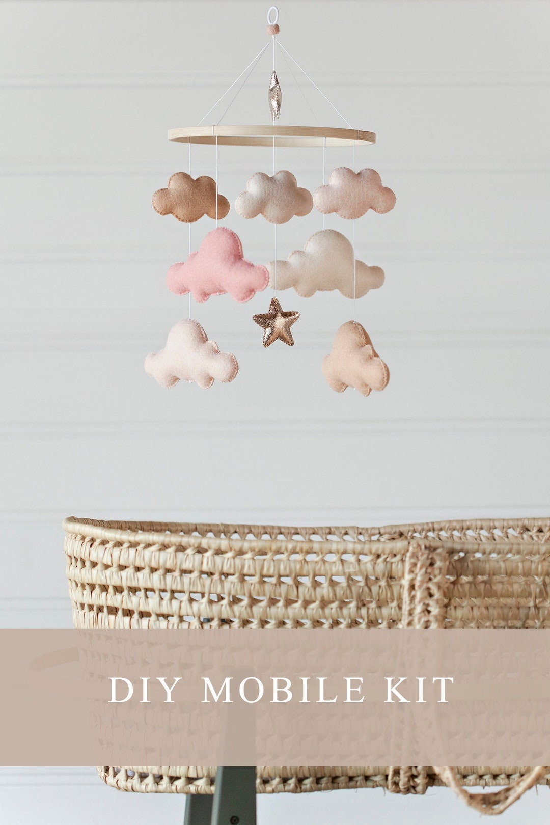 DIY Mobile Kit Create Your Own Mobile Cloud and Stars Mobile Nursery