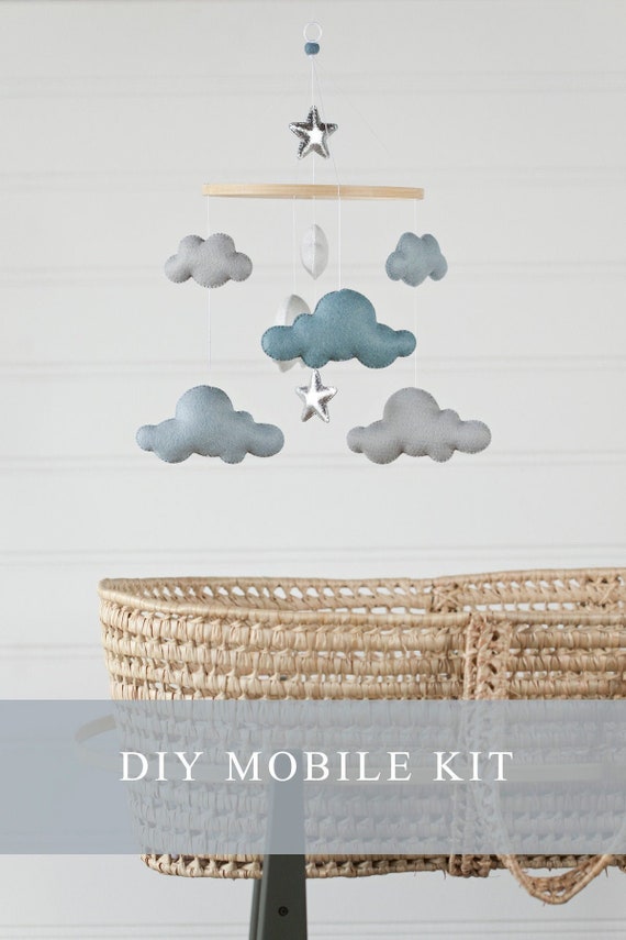 DIY Mobile Kit Create Your Own Mobile Cloud and Stars Etsy