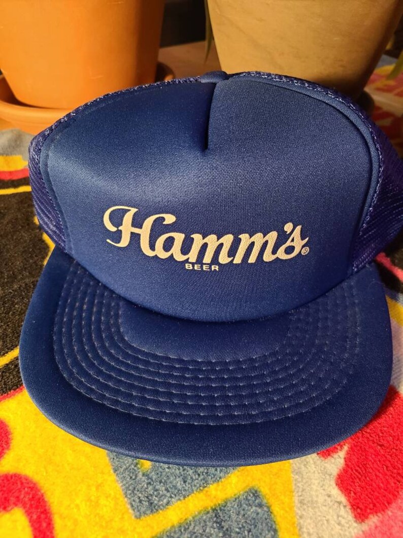 80/'s Hamms Beer Hat Snapback.