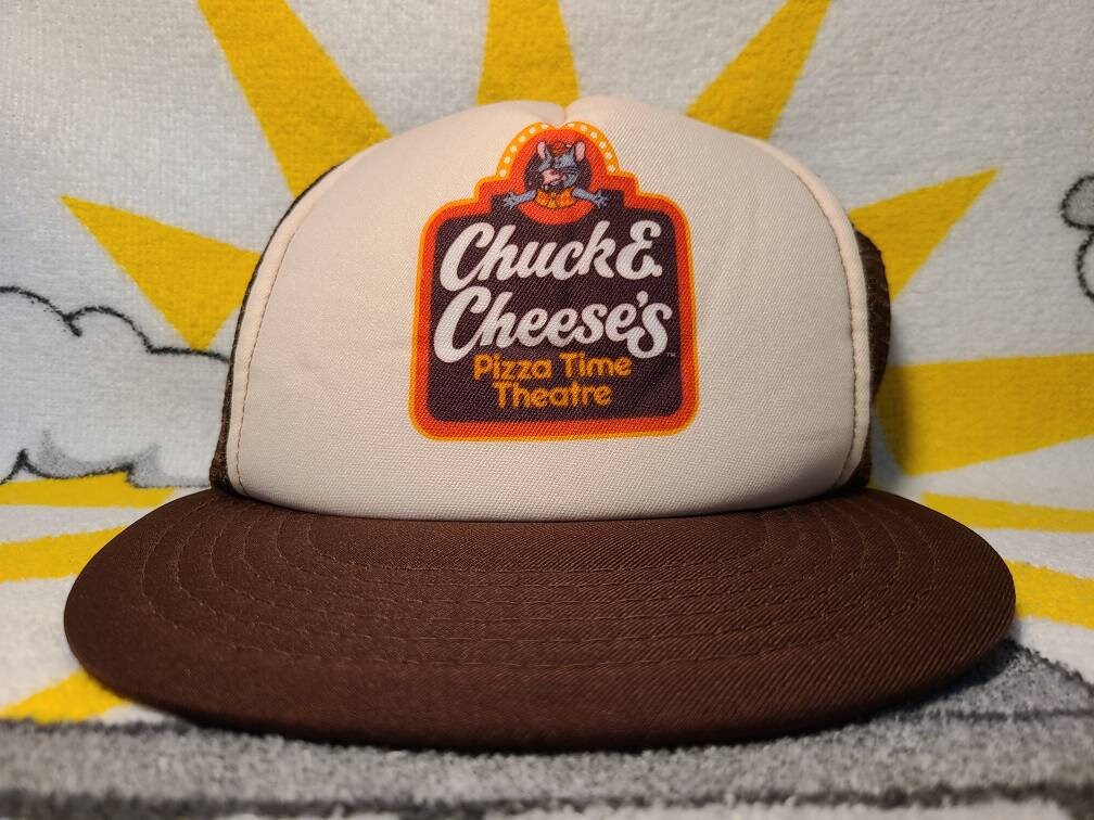 90 es el sombrero de Chuck E Cheese. Snapback. Etsy
