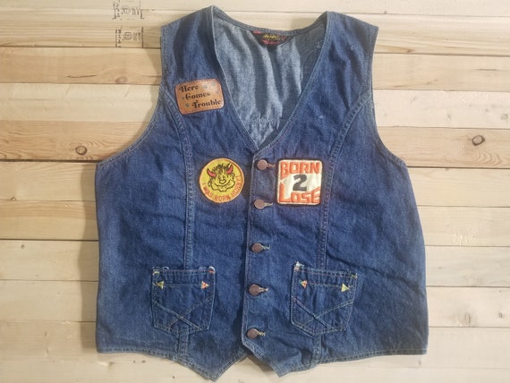 70's Wranglers Wrapid Transit Vest. Size Large. Pa