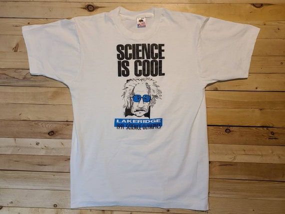90's Science Is Cool Shirt. Science Olympics. Size