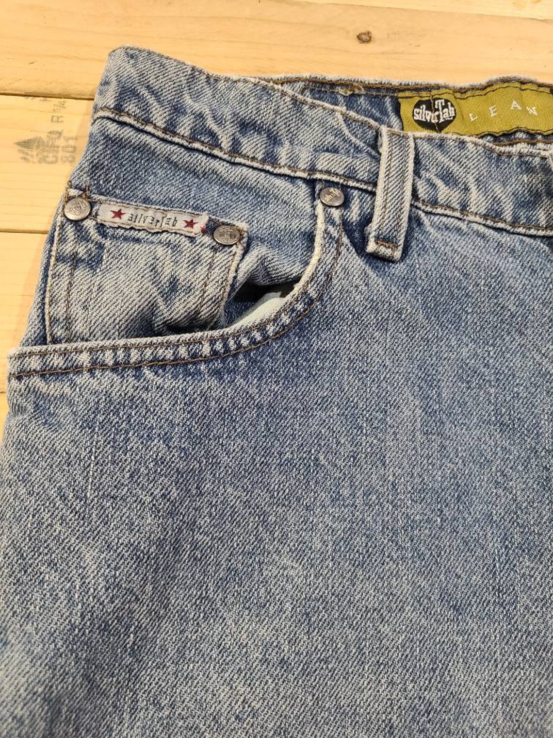 90's Levi's Silver Tab Jeans. W29 L29. Made In USA | Etsy