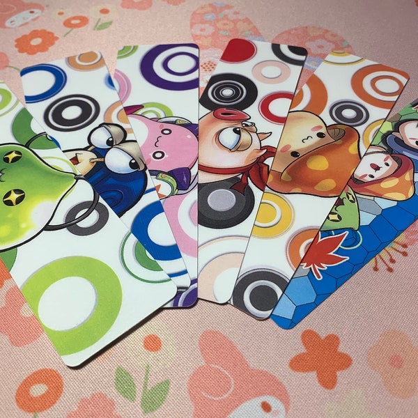 Maplestory Bookmark - Slime Snail Pink Bean Pig Mushroom