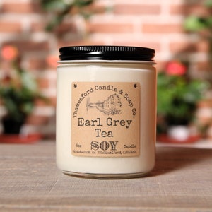 Earl Grey Tea Scented Candle - Just like a steaming cup of lovely Earl Grey Tea. With notes of bergamot and an abundance of comfort