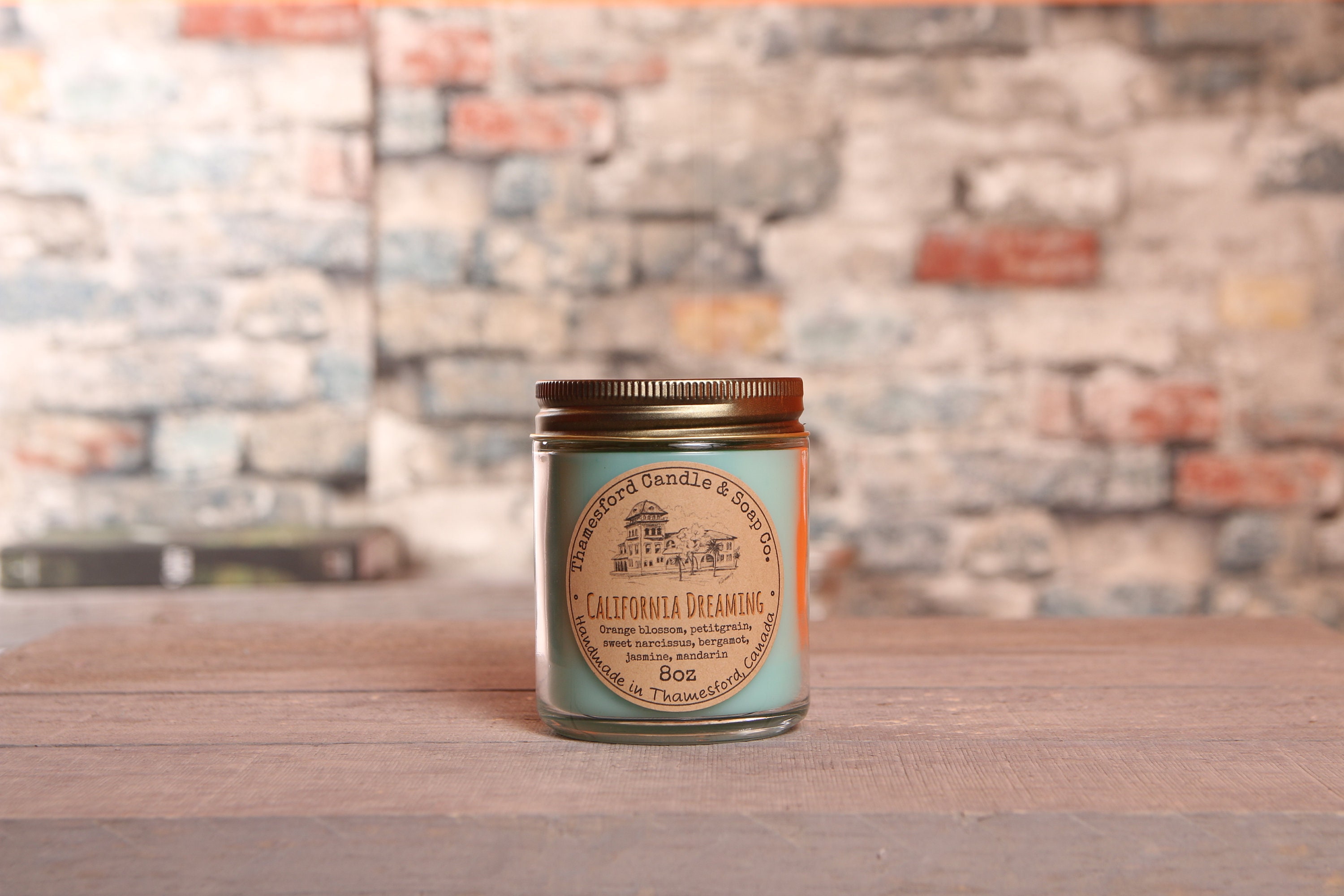 California Dreaming Scented Candle Orange blossom Etsy