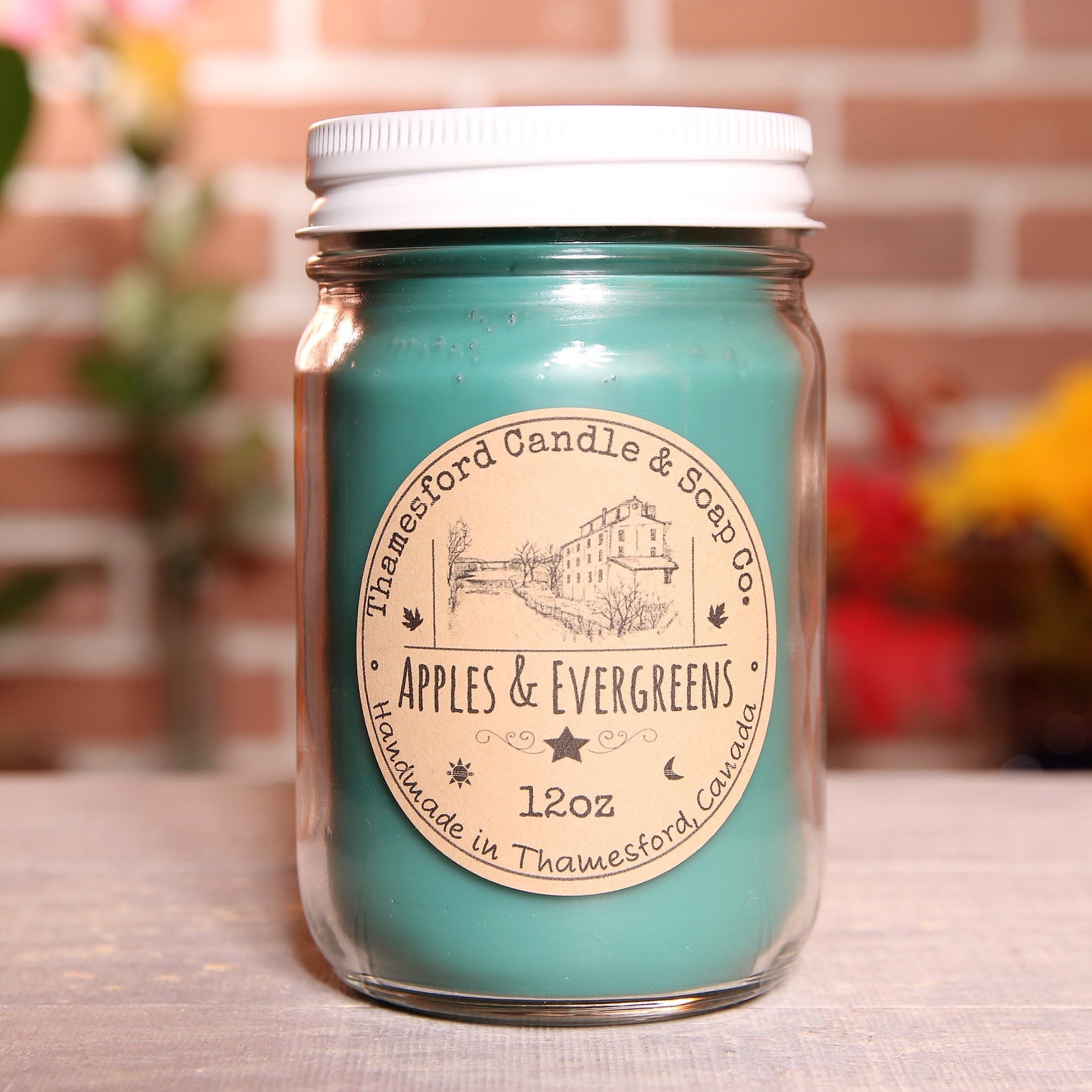 Apples and Evergreens Scented Candle Tart Apples With Etsy Canada