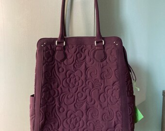 vera bradley purple paisley purse