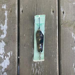 Vintage Luhr Jensen & Sons “Tom Mack” #5 Salmon Trolling Spoon Fishing Lure Vancouver, BC, Canada Retro Fishing Tackle Gift for Fisherman