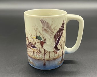 Vintage Otagiri Flying Duck Coffee Mug Made in Japan Retro Kitchen Coffee Cart Bar