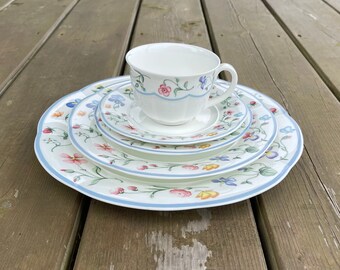 Villeroy Bloch Mariposa, Tea Cups, Milk Jug, Plates, Salad Bowls