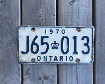 Ontario License Etsy
