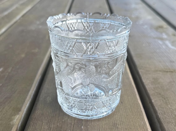 Antique EAPG Early American Pressed Glass Indiana Glass Bird and 