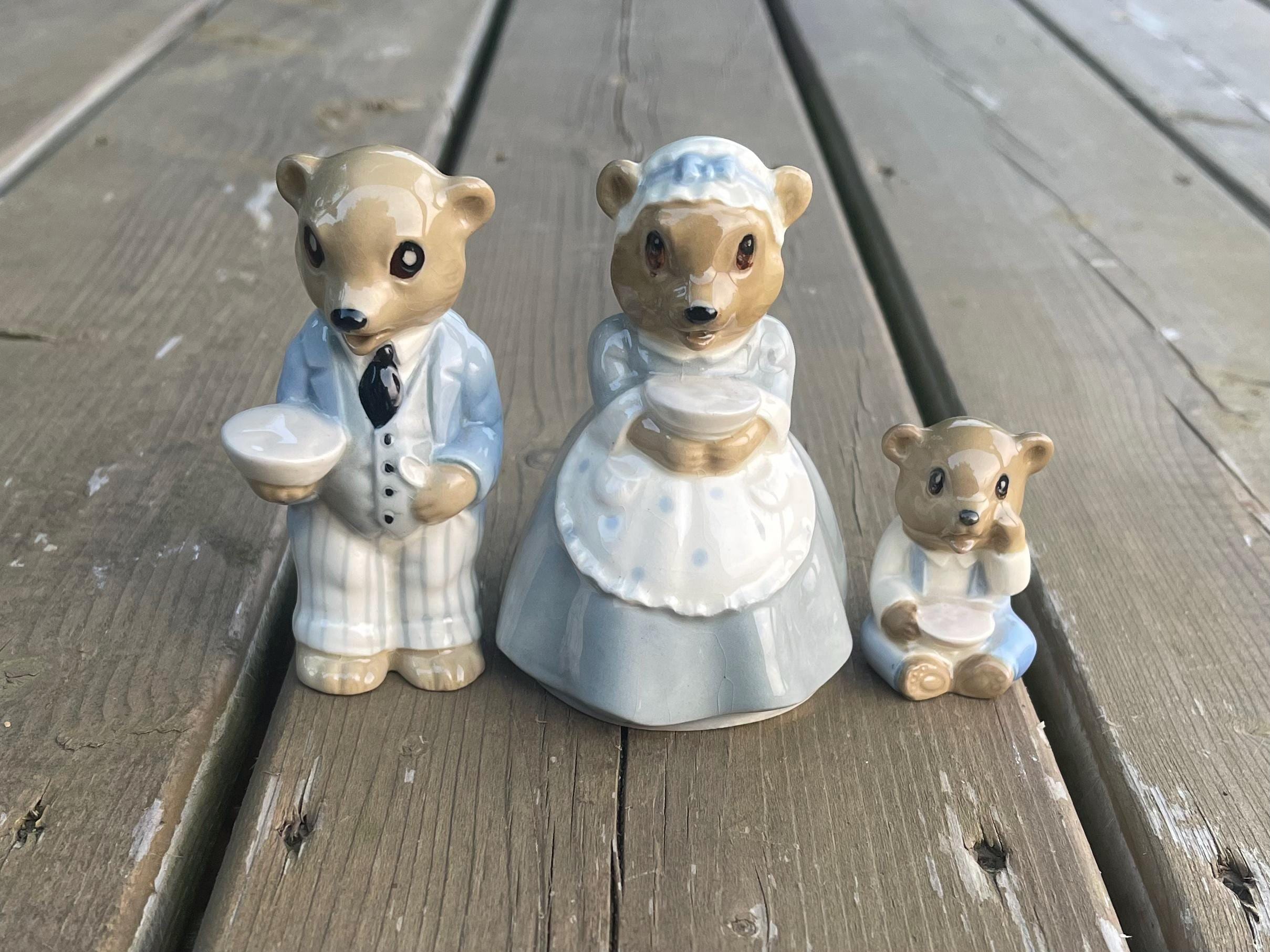 Set of Three Vintage Wade “goldilocks and the Three Bears” Mama