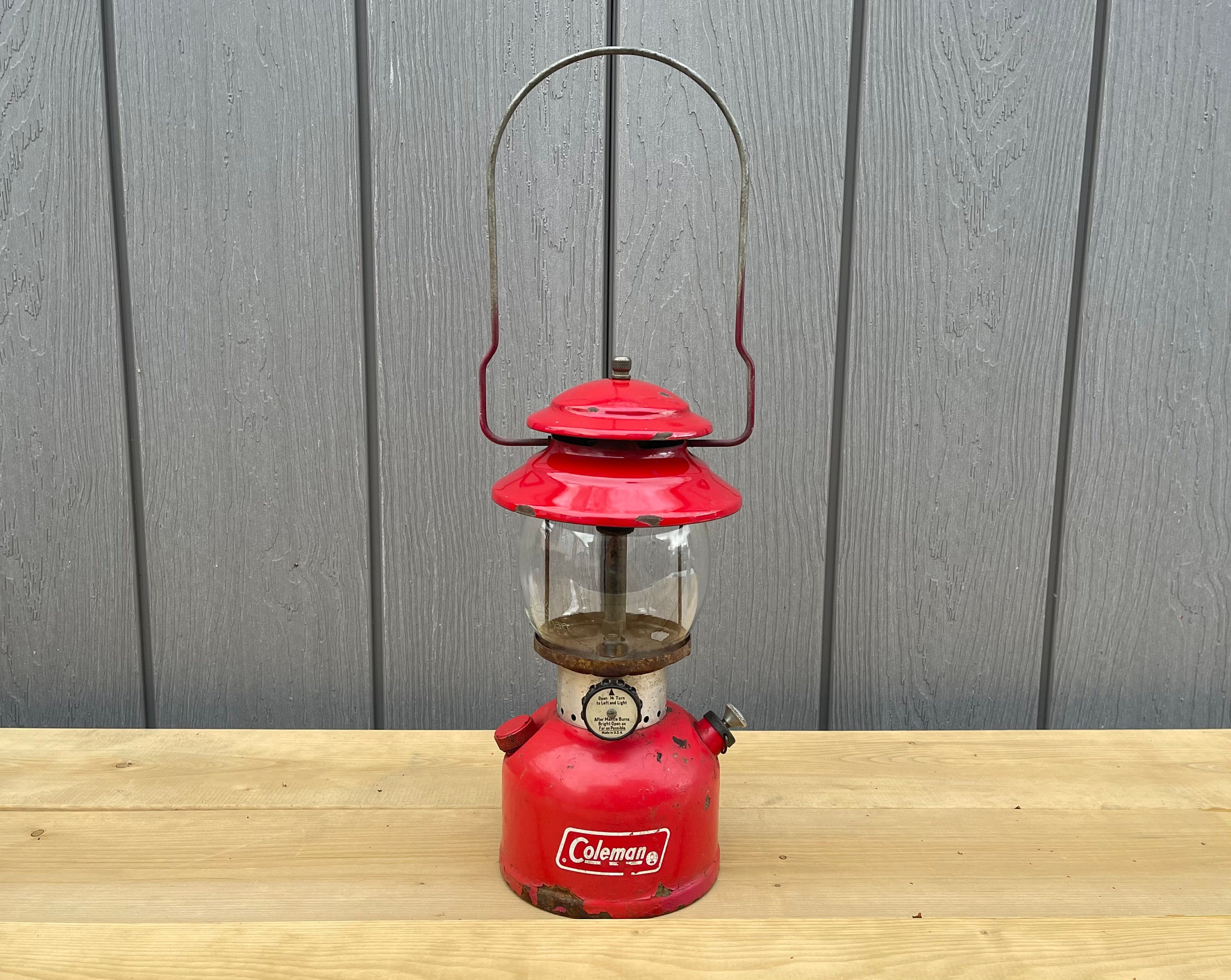 Vintage 1973 Coleman Model 200A Cherry Red Camping Utility Vintage 1973 Coleman Model 200A Cherry Red Camping Utility