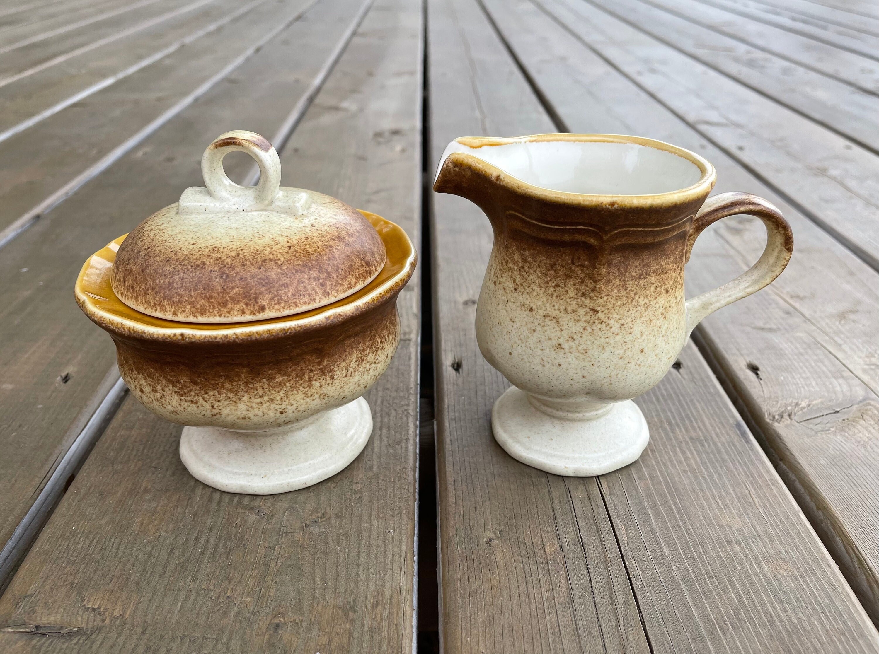 Kitchen & Dining Dining & Serving Vintage Mikasa Stoneware Sugar and