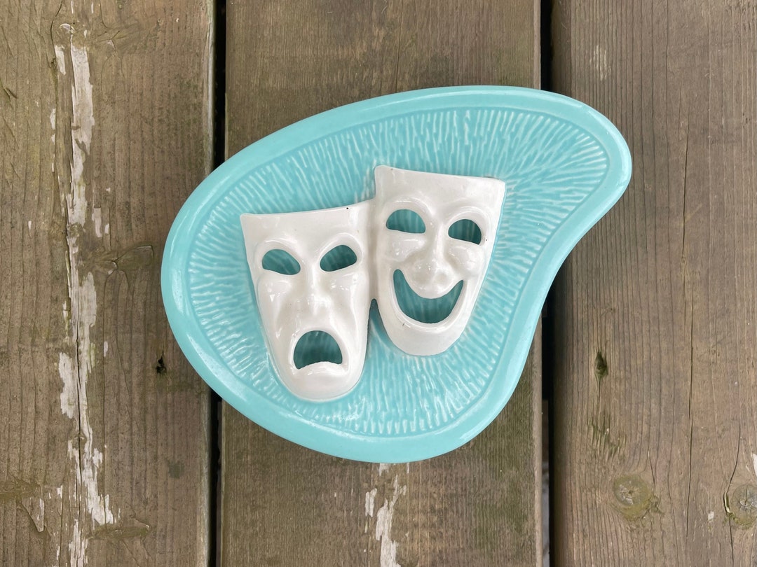 Vintage Marcia of California M38 Turquoise and White Ceramic Sock and ...