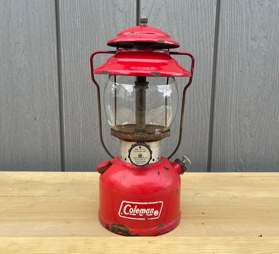 Vintage 1973 Coleman Model 200A Cherry Red Camping Utility Lantern Retro  Camping Supplies Tools 