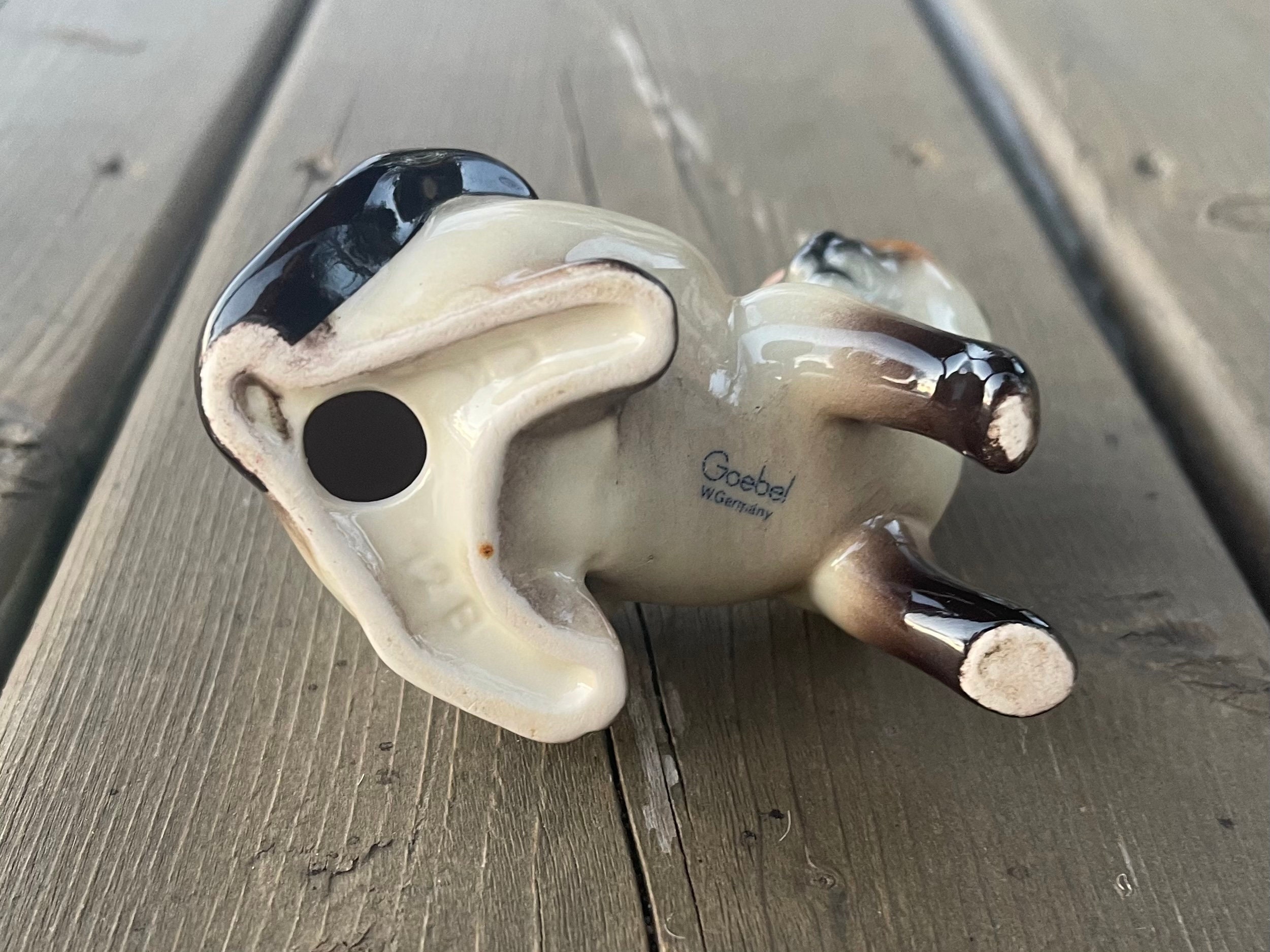 Vintage Goebel Blue Seal Siamese Cat Figurine Made in Western