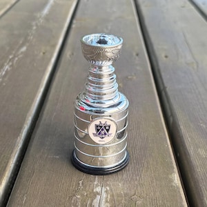 Vintage Labatt’s Blue Los Angeles Kings LA Kings Miniature NHL Stanley Cup Trophy Retro Hockey Memorabilia Collectables Gift for Kings Fan