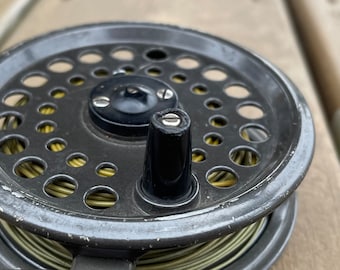 Vintage K.P. Morritts Intrepid 3 and 1/2 Inch Fly Fishing Reel