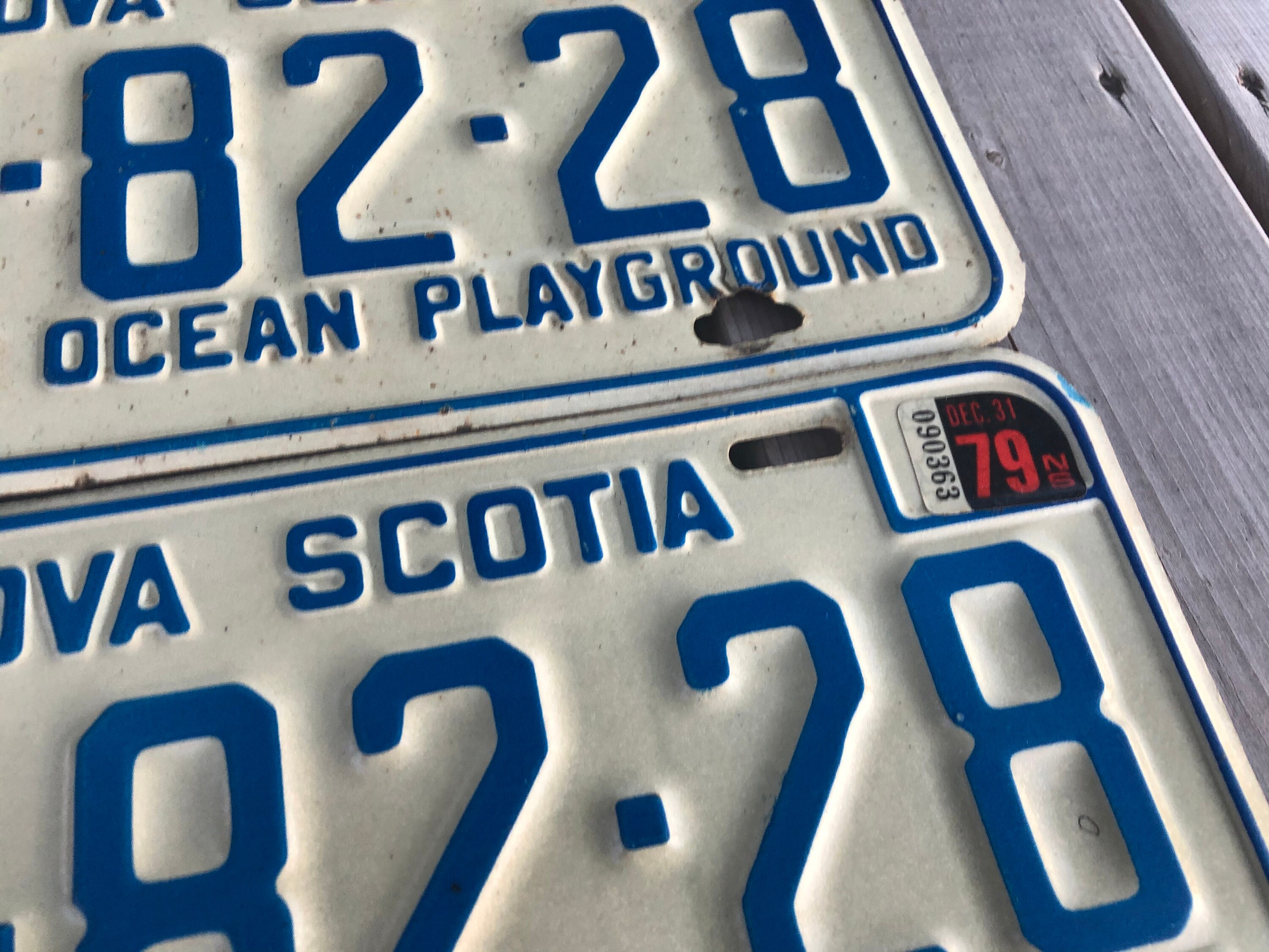Pair of Vintage Nova Scotia NS License Plates Metal License Etsy