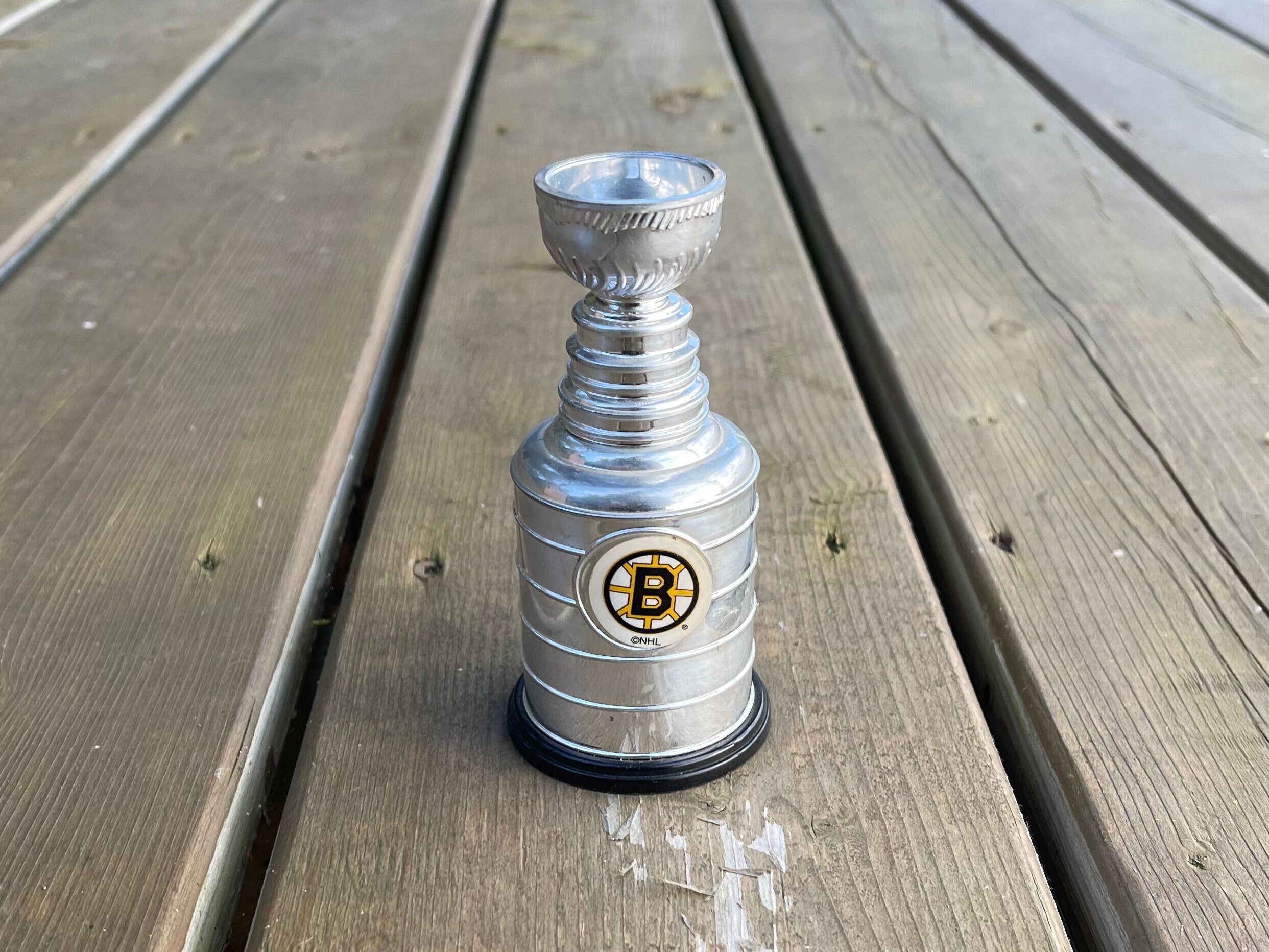 Vintage Labatt's Miniature Stanley Cup. San Jose Sharks. 