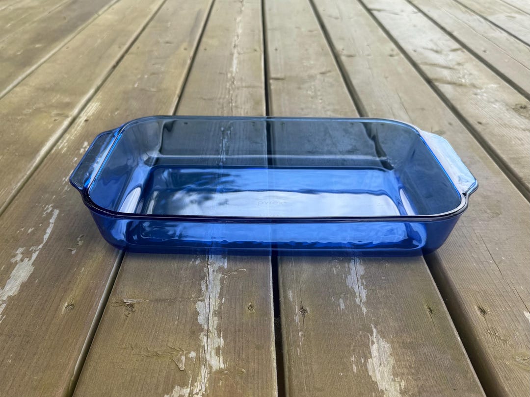 Vintage Cobalt Blue Pyrex Glass 9x13 Baking Dish 233 Made in the USA ...
