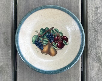 Beautiful Vintage Monroe Salt Works Pottery 8 1/2 Inch Vegetable