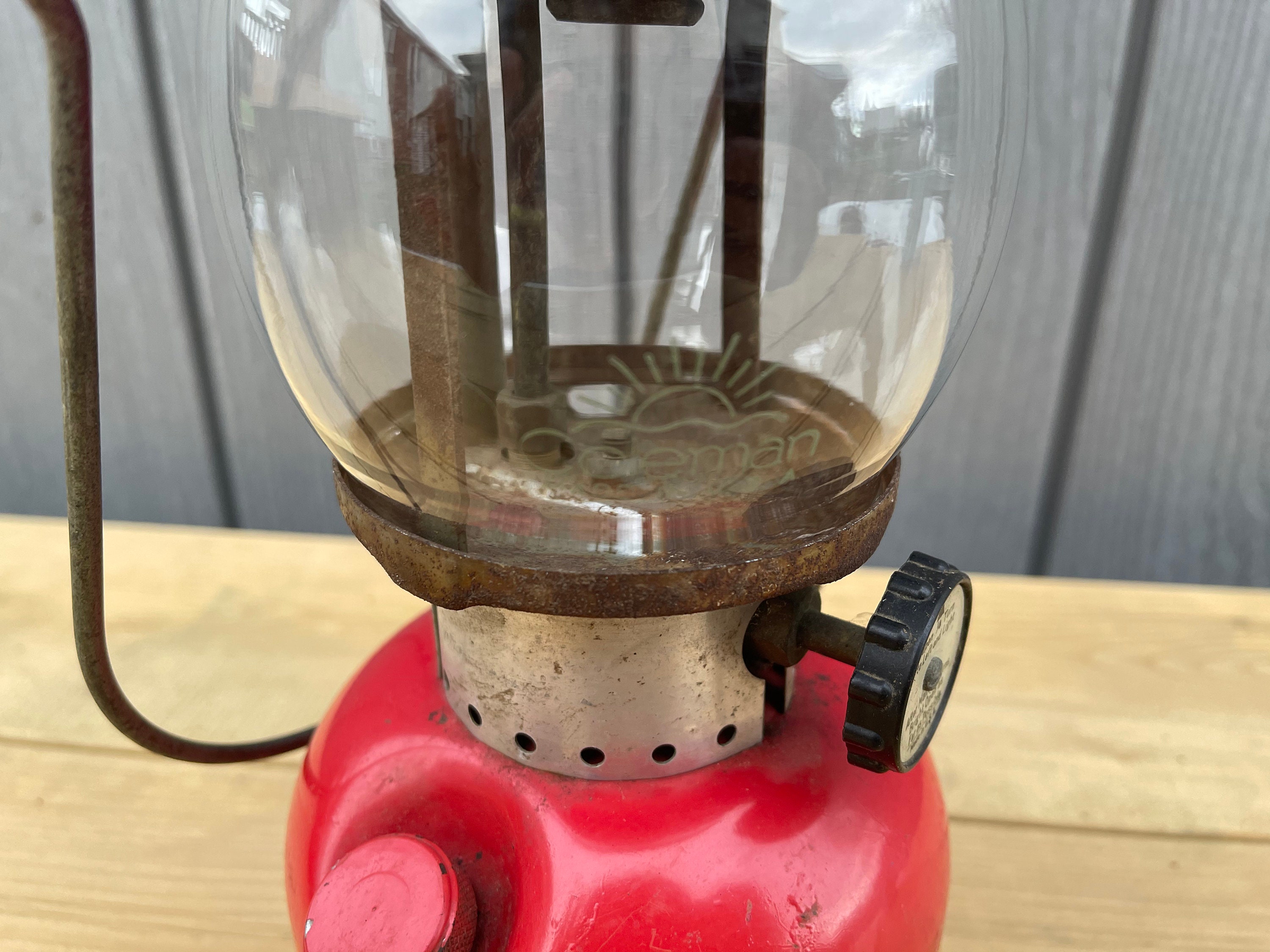 Vintage 1973 Coleman Model 200A Cherry Red Camping Utility
