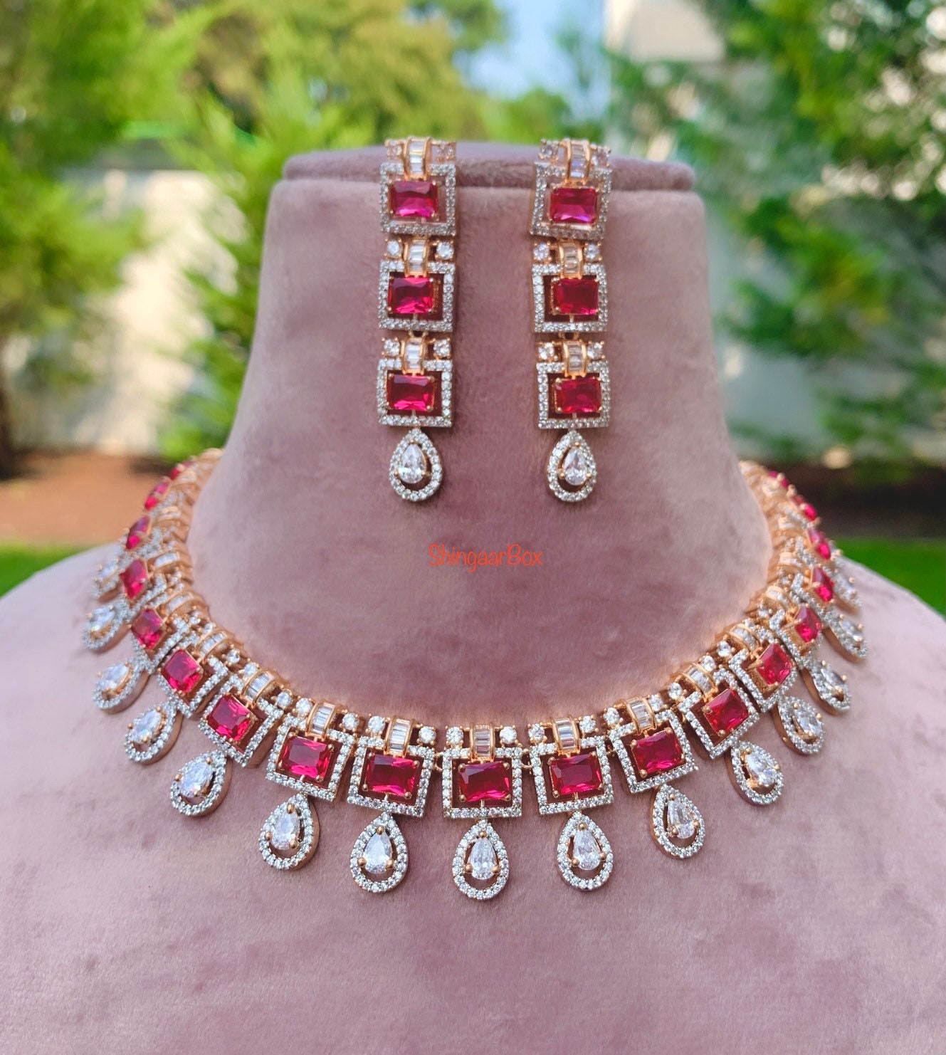 moti choker necklace set for women and girls.